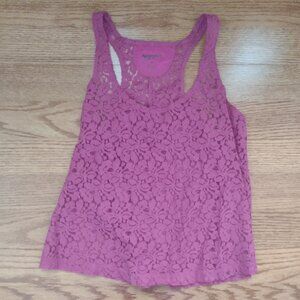 M | Mesh Floral Tank Top | Arizona Jean Company